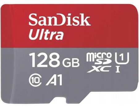 microSDXC (UHS-1) SanDisk Ultra 128Gb class 10 A1 (140Mb/s) (adapter SD) Imaging Packaging