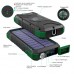 Универсальная мобильная батарея Solar power bank 20000mAh PN-W12 IPX4 |2USB/Type-C, 18W/3A, PD/QC, Qi|