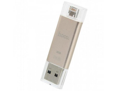 Флешка USB/lightning MFI HOCO UD2 32GB