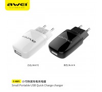 Зарядное устройство сетевое AWEI Small Portable C-821 |1USB, 2A|