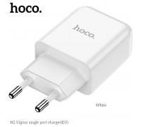 Зарядное устройство сетевое HOCO Vigour N2 |1USB, 2.1A| (Safety Certified)