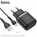 Зарядное устройство сетевое HOCO Micro USB cable Aspiring dual port charger set N4 |2USB, 2.4A|