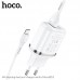 Зарядное устройство сетевое HOCO Micro USB cable Aspiring dual port charger set N4 |2USB, 2.4A|