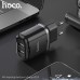 Зарядное устройство сетевое HOCO Aspiring dual port charger  N4 |2USB, 2.4A| (Safety Certified)