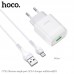 Зарядное устройство сетевое HOCO Micro USB cable Glorious charger set C72Q |1USB, QC3.0/FCP/AFC, 3A, 18W|