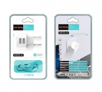 Зарядное устройство сетевое KONI Strong Micro USB cable  KS73M |2USB, 2.4A|