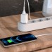 Зарядное устройство сетевое HOCO Lightning Cable Briar dual port charger set N8 |2USB, 2.4A| (Safety Certified)