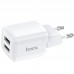 Зарядное устройство сетевое HOCO Briar dual port charger N8 |2USB, 2.4A| (Safety Certified)