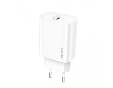 Зарядное устройство сетевое USAMS T39 Single Port PD Fast Charger US-CC131 |1Type-C, 20W, PD3.0|