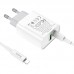 Зарядное устройство сетевое HOCO Type-C to Lightning cable Rapido charger set C80A |1USB/1Type-C, QC/PD, 20W, 3A|