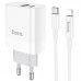 Зарядное устройство сетевое HOCO Type-C to Lightning cable Rapido charger set C80A |1USB/1Type-C, QC/PD, 20W, 3A|