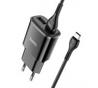 Зарядний пристрій HOCO Type-C Cable Star round dual port charger set C88A |2USB, 2.4A|