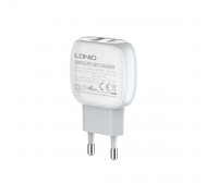 Зарядний пристрій LDNIO Type-C to Lightning Cable A2313C |1USB/1Type-C, QC/PD, 3A|