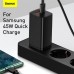 Зарядное устройство сетевое BASEUS GaN2 Lite Quick Charger |1USB/1Type-C, 65W/3A, PD/QC| (CCGAN2L-B02)