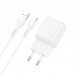 Зарядное устройство сетевое HOCO Lightning cable single port charger set C96A |1USB, 2.1A|