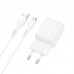 Зарядное устройство сетевое HOCO Micro USB cable single port charger set C96A |1USB, 2.1A|