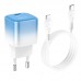 Зарядное устройство сетевое HOCO Type-C to Lightning cable single port charge set C101A |Type-C, PD, 3A/20W|