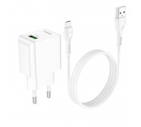 Зарядное устройство сетевое HOCO Micro USB Cable Proton single port charger C98A |1USB. 18W/3A, QC|