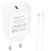 Зарядное устройство сетевое BOROFONE Type-C to Lightning Cable Power single port charger set BA71A |1Type-C, 20W/3A, PD/QC|