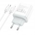 Зарядное устройство сетевое HOCO Type-C to Lightning Cable Stage dual port charger set C105A |1USB/1Type-C, 20W/3A, PD/QC|