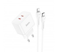 Зарядное устройство сетевое HOCO Type-C to Lightning Cable Triumph charger set N29 |2Type-C, 35W/3A, PD/QC|