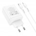 Зарядное устройство сетевое HOCO Type-C to Lightning cabel Start three-port charger N33 |1USB/2Type-C, PD/QC, 35W/3A|