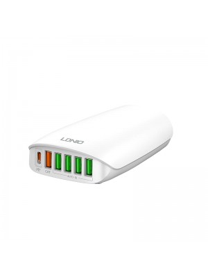 Зарядное устройство сетевое Ldnio A6573C |5USB/1Type-C, PD65W/QC3.0|