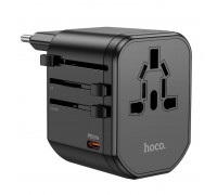 Переходник для розеток HOCO Walker three-port PD20W universal conversion charger  AC15 |2USB/Type-C|