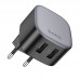 Зарядное устройство сетевое HOCO Wing dual-port charger CS31A |2USB, 10.5W/2.1A|