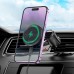 Держатель HOCO Vision metal magnetic wireless fast charging car holder (air outlet) HW6 |15W|