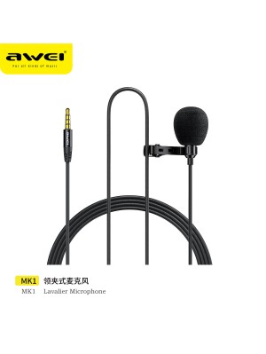 Микрофон AWEI Lavalier Microphone MK1 |3M|