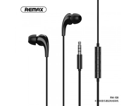 Навушники REMAX Music Call Wired RW-108