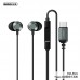 Наушники REMAX Metal Wired Earphone Type-C RM-512a