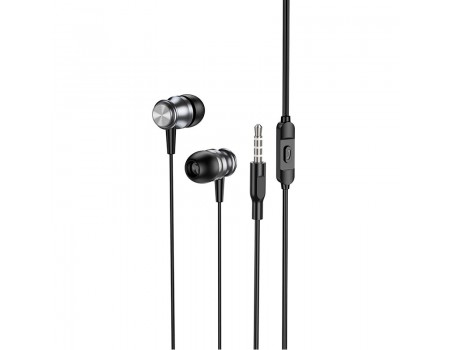 Навушники BOROFONE Platinum металеві універсальні earphones with microphone BM75 |1.2m, Hi-Fi|