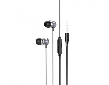 Навушники HOCO Fountain metal універсальні earphones with microphone M106