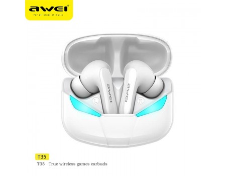 Навушники Bluetooth AWEI T35 Gaming TWS earphone | BT5.0, 35/400mAh, 5Hours |