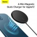 Бездротова зарядка Qi BASEUS Simple Mini Magnetic Wireless Charger.