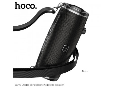 Портативна Bluetooth колонка HOCO Desire song sports wireless speaker BS40 IPX5, TWS, FM/BT/AUX/USB/TF, 7Wx2|