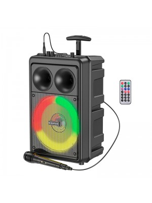 Портативна колонка-караоке BOROFONE Dancing outdoor BT speaker BP9 BT5.0, AUX/FM/TF/USB, 10W, 3h|