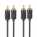 Кабель HOCO dual RCA red and white double lotus audio cable UPA29 | 1.5 M |