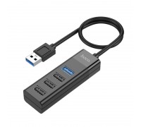HUB адаптер HOCO USB Easy mix 4-in-1 converter HB25 | USB3.0 + 3 * USB2.0 |