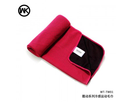 Рушник для спортзалу бамбуковий WK Sport towel WT-TW01 | 90x30cm, Cooling Effect |