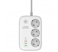 Подовжувач мережевий Ldnio з Wi-Fi SEW3452 | 3USB/1Type-C, 3Sockets. QC/PD, 30W/10A, 2м EU Plug|