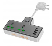 Подовжувач HOCO Voyage 2-position expansion socket AC11A | 3USB/Type-C, 10A |