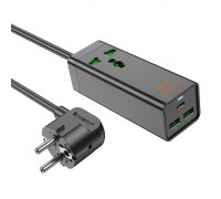 Подовжувач HOCO Talent Desktop Charger AC9A | 2USB/Type-C, PD/QC, 30W/10A |