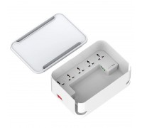 Подовжувач мережі LDNIO Management Power Strip Box SN5310 | 3USB, QC, 5 Sockets, 15.5W/10A |