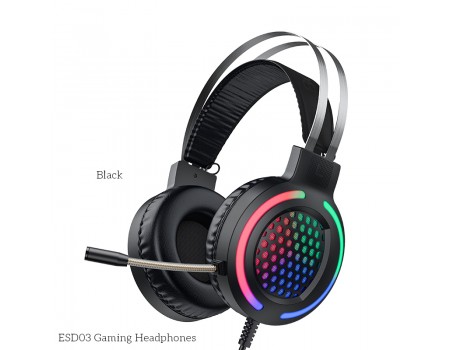 Наушники НОСО Gaming LED Headphones ESD03