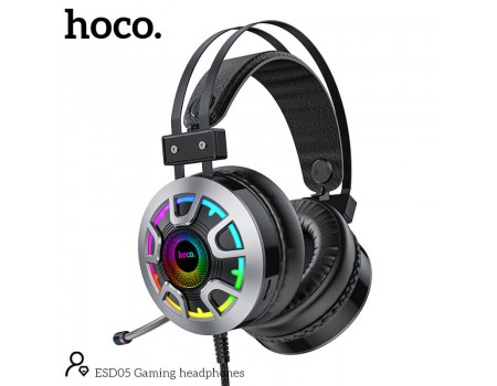 Наушники HOCO Gaming LED headphones Hi-Res ESD05