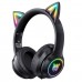 Наушники ONIKUMA Bluetooth Gaming CAT with LED B90