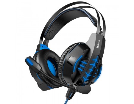 Наушники HOCO gaming Cool tour  headphones LED W102